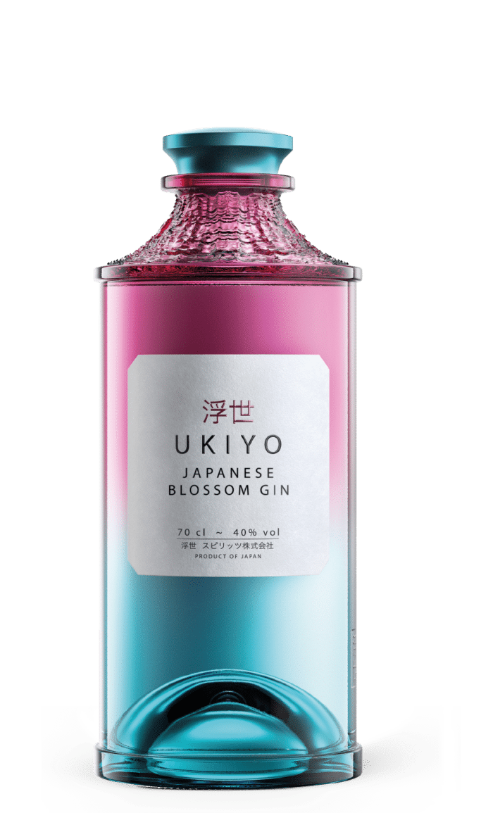 Ukiyo Japansk Blomst Gin