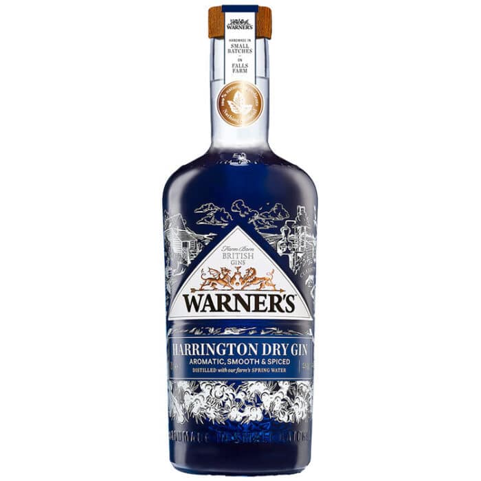 Warner's Harrington Dry Gin, 70 cl