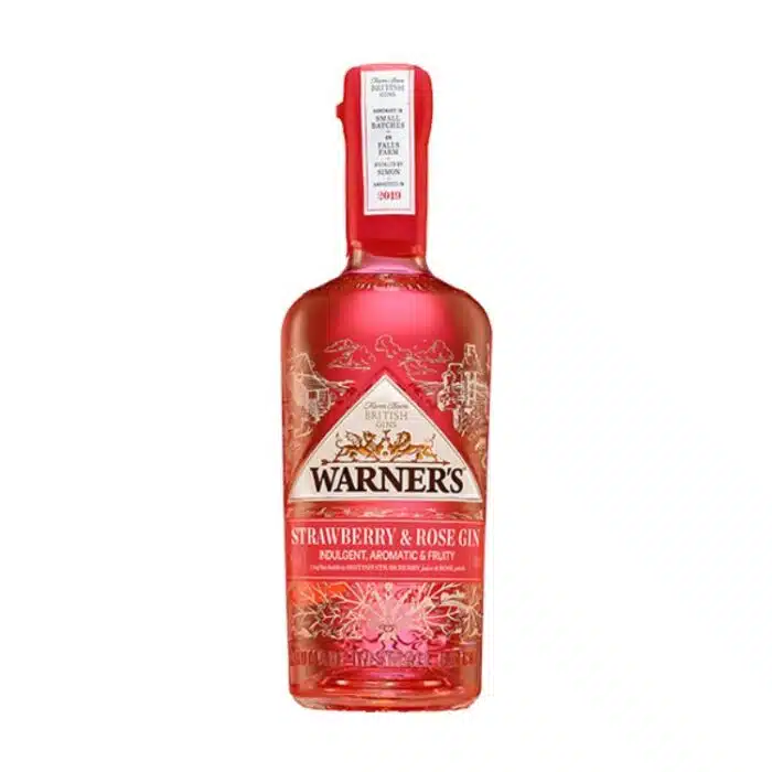Warner's Strawberry & Rose Gin, 70 cl (limited edition)