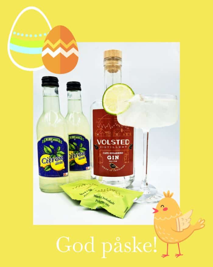 Påskepakke - Cape Sugarbird gin i gaveæske