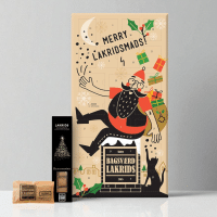 Julekalender fra Bagsværd Lakrids 2025 + valgfri gratis lakridsprodukter - Gaveæske + mini plade