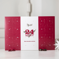 Julekalender med fyldt chokolade (2 pers.) fra Xocolatl